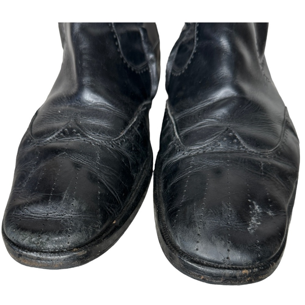 Taryn‎ Rose Black Leather Boots - Picture 3 of 8